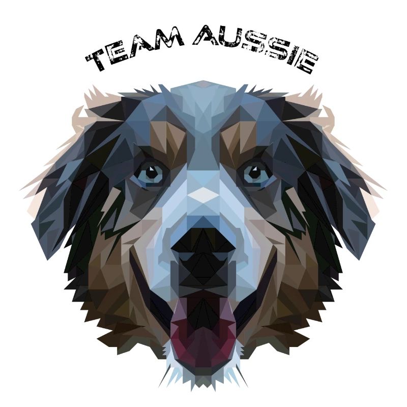 Aussie in polygon design - geometry