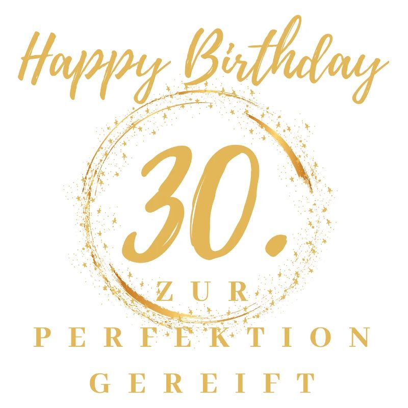30. Geburtstag Mann oder Frau - Geburtstags Shirt