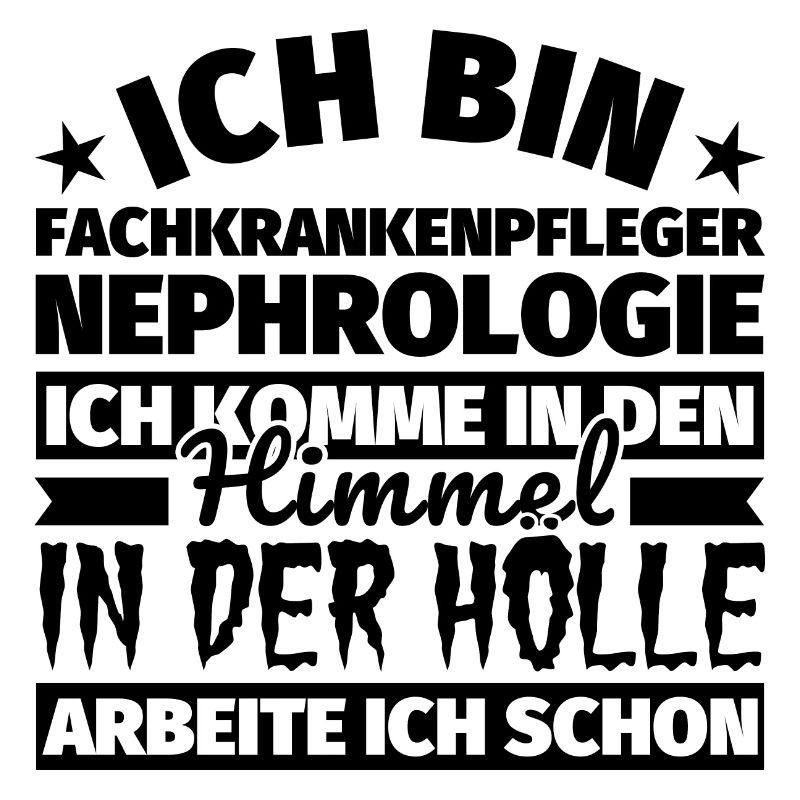 Fachkrankenpfleger Nephrologie Geschenk lustig Him