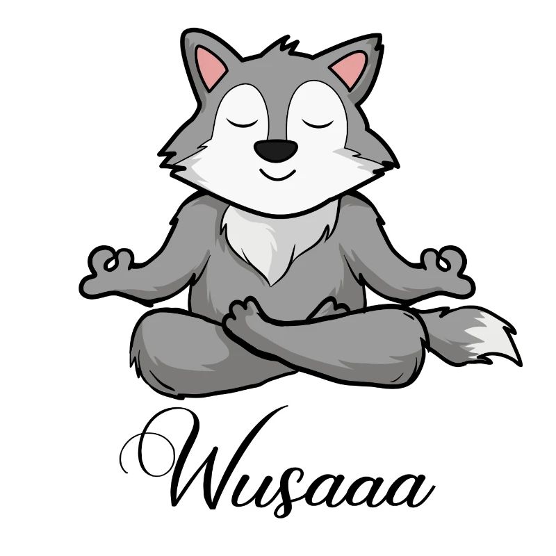 Wolf Auszeit Durchatmen Wusaaa