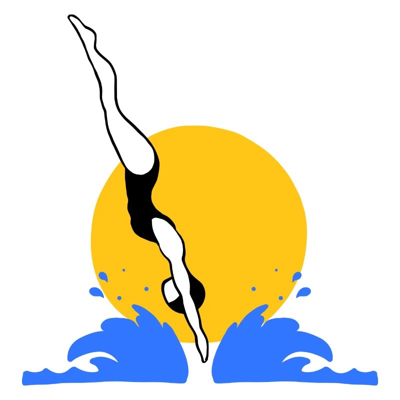 Sprung ins Wasser