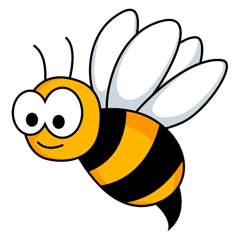 Honigbiene Comic Tier