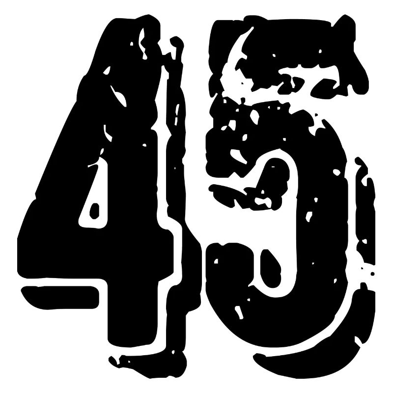 Maillot à 45 chiffres