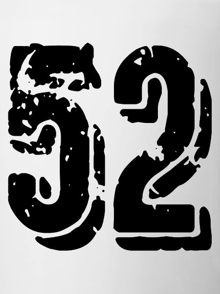 52 number jersey