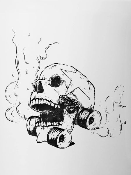 Roller Derby Skull
