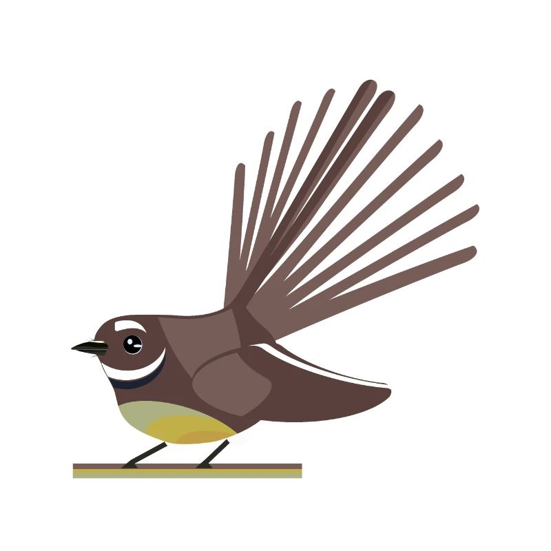 fantail sq pas d’arrière-plan