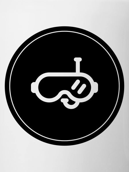 Diving goggles circle