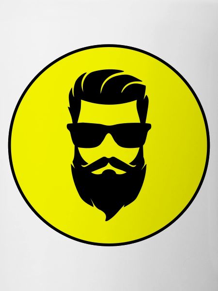 Face beard symbol