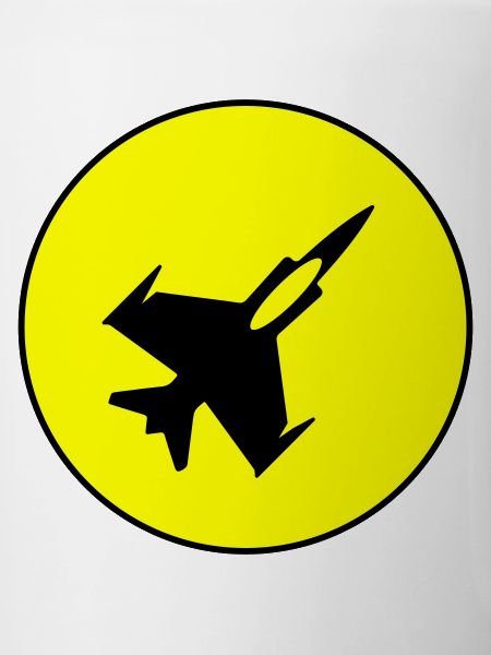 Airplane jet symbol