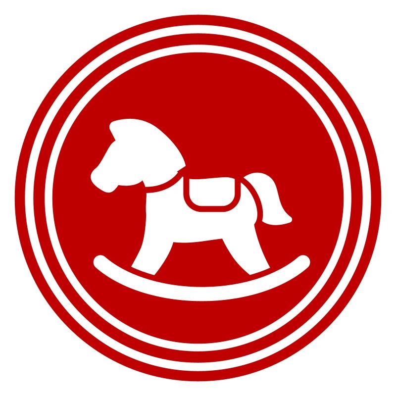 Symbole de l’icône du cheval à bascule
