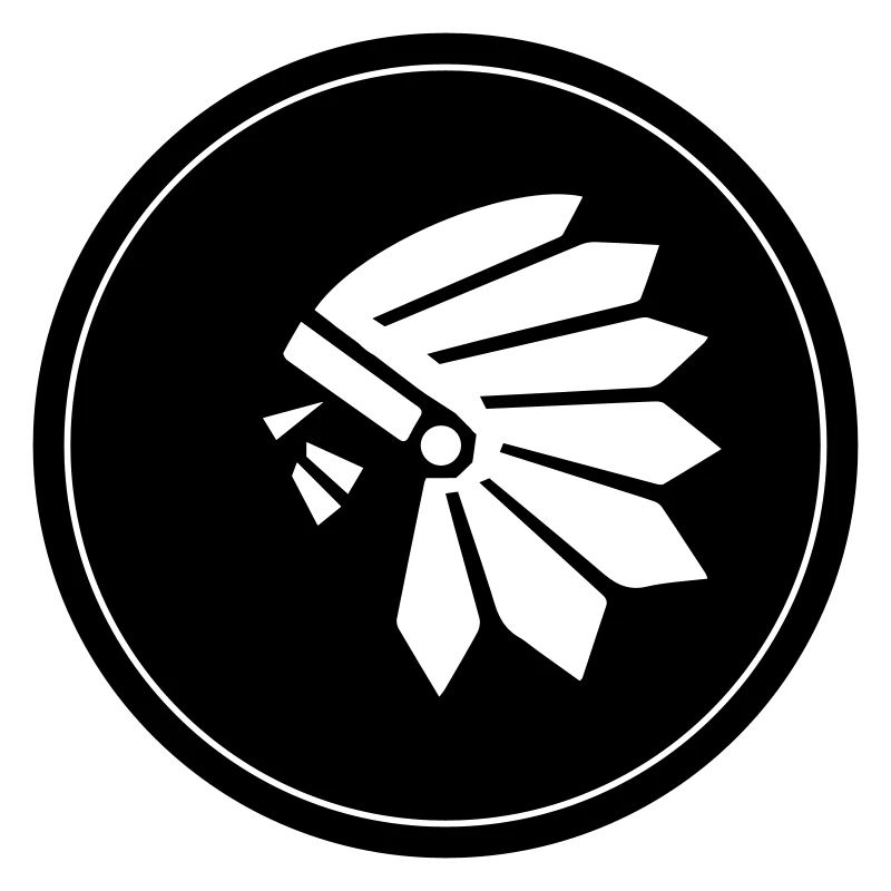 Symbole de la tête indienne