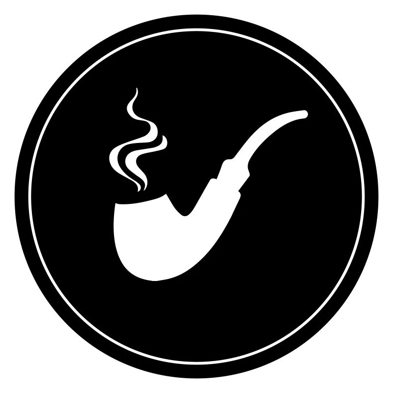 Smoking a pipe