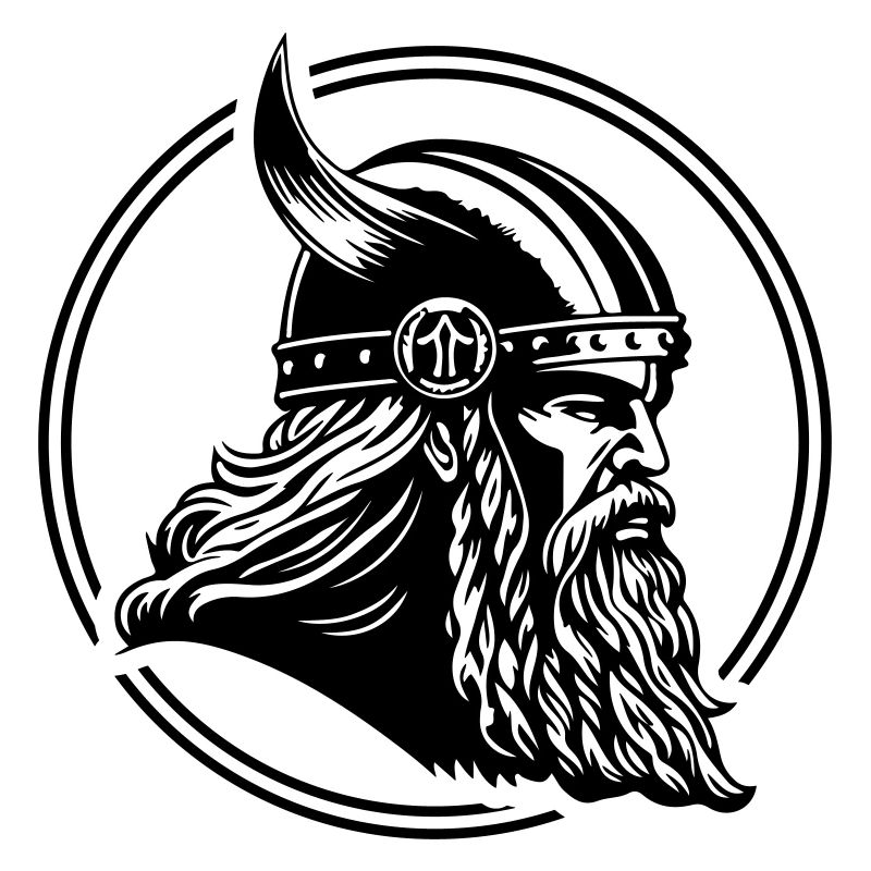 Wikinger Odin Viking Helm Symbol