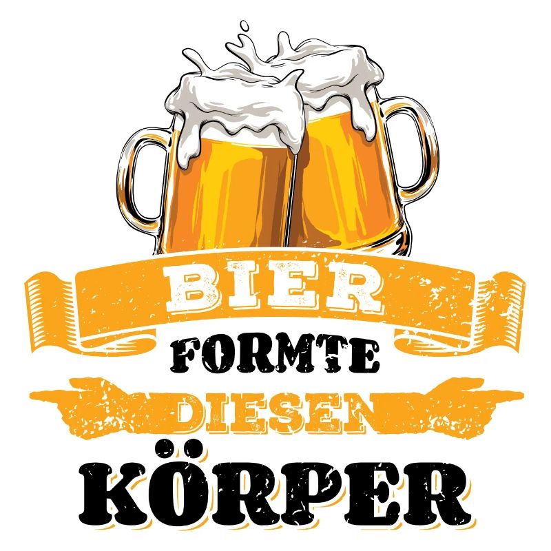 Bier formte diesen Körper Biertrinker - Männertag