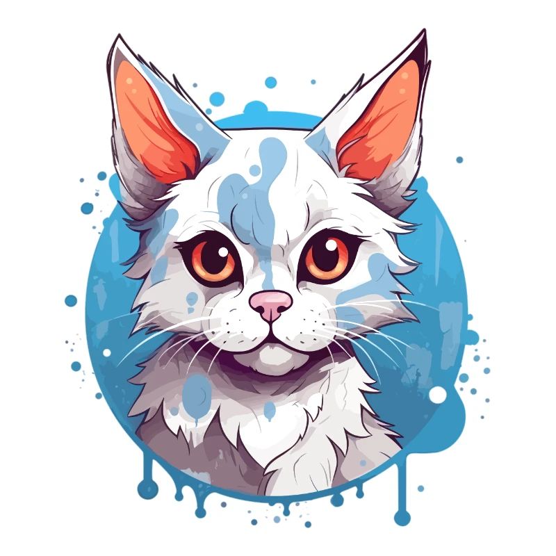 Mignon chat enfant