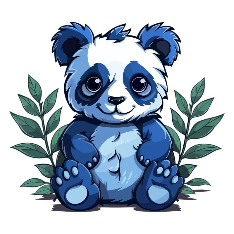 Süßer Comic Panda