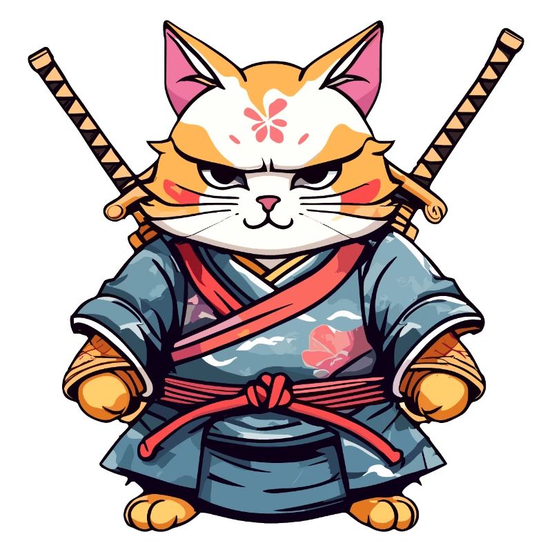 Chat samouraï #28