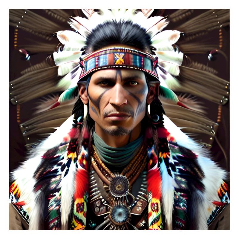 Native American Tribe Chieftain