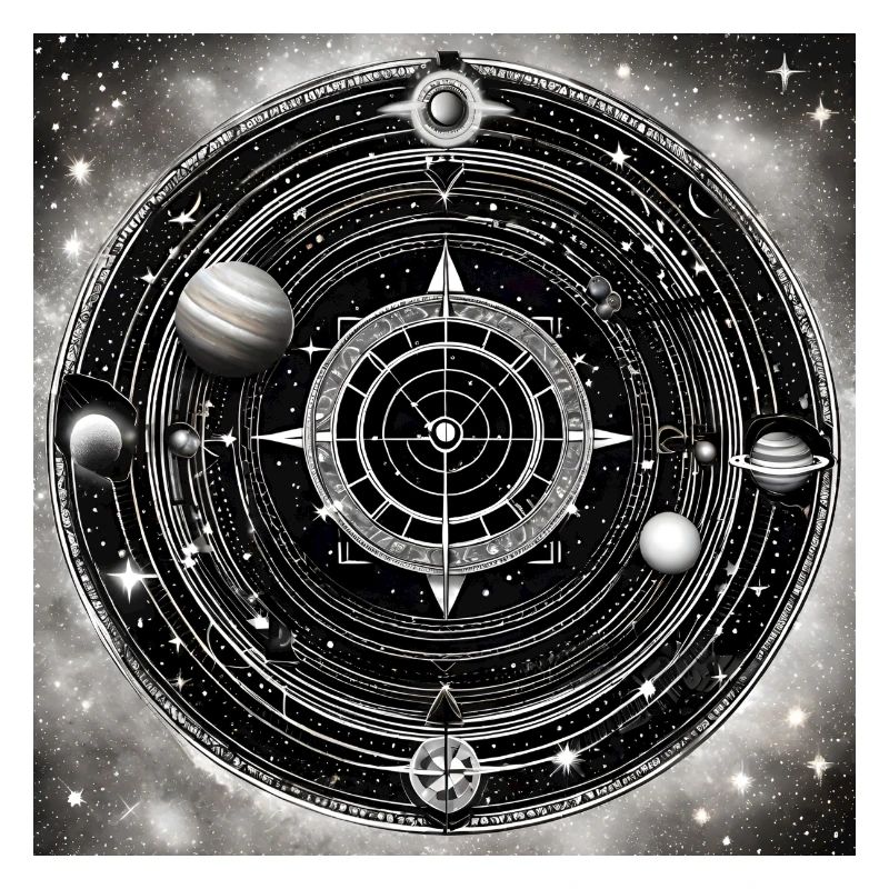 Schwarz-Weiß-Universum der Darts