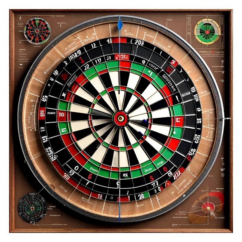 Anatomie d'un jeu de fléchettes