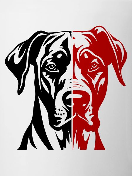 Great Dane Dog Head