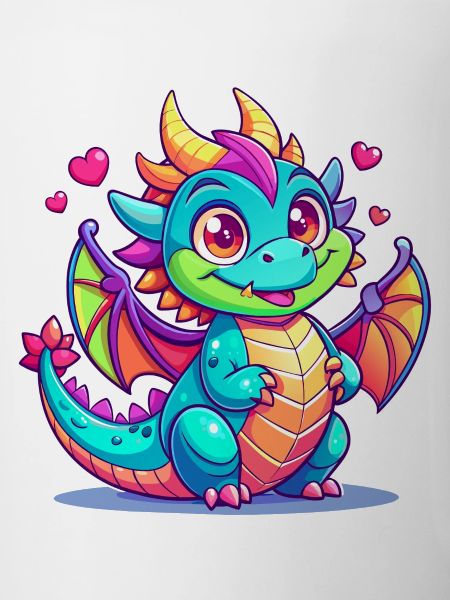 Farbenfroher Drache