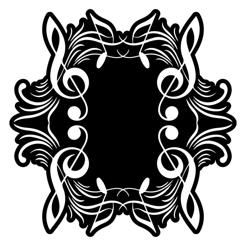 Musique de symbole de notes de musique