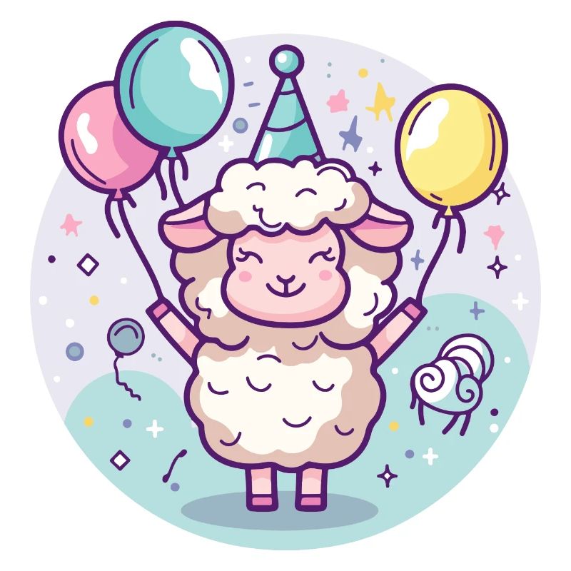 Mouton Anniversaire Bébé