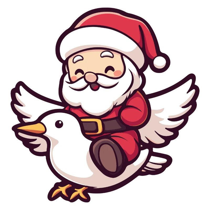 Colombe Oiseau Père Noël