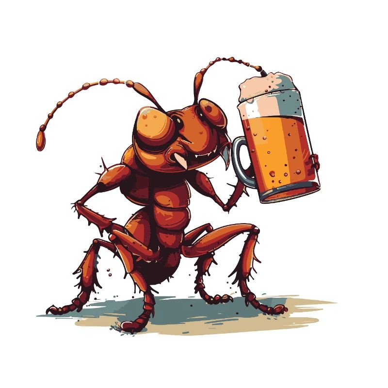 Bière Fourmi Drôle