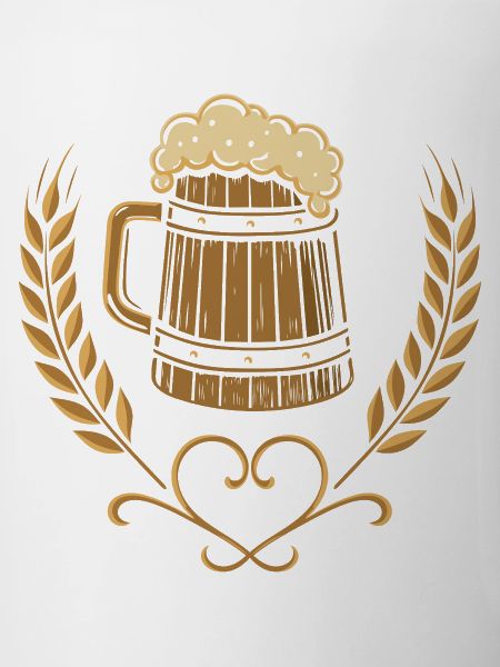Zünftiger Bierkrug - Volksfest & Biergarten