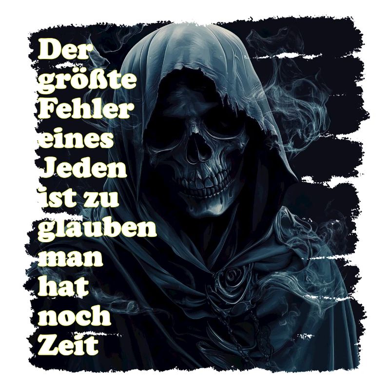 Dunkle Skelett-Gesichtsillustration