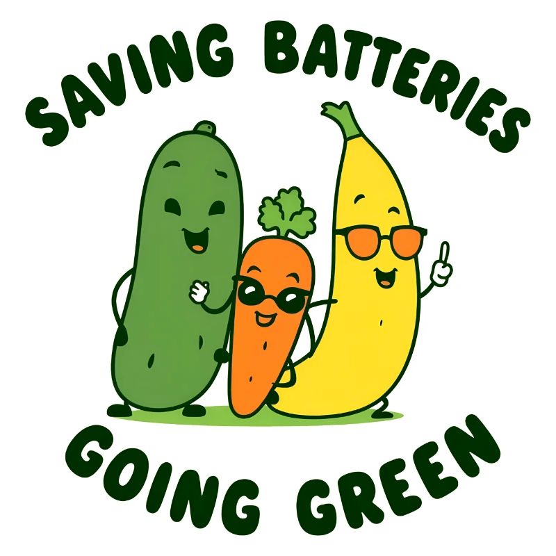 Save batteries Become environmentally friendly Cheeky Fr