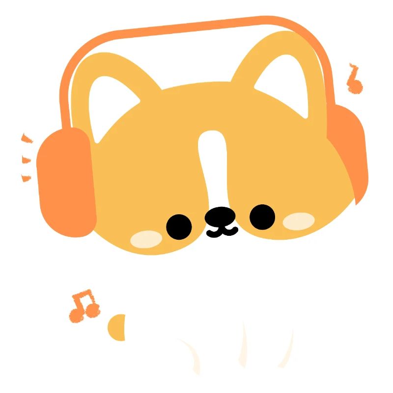Headphone Corgi