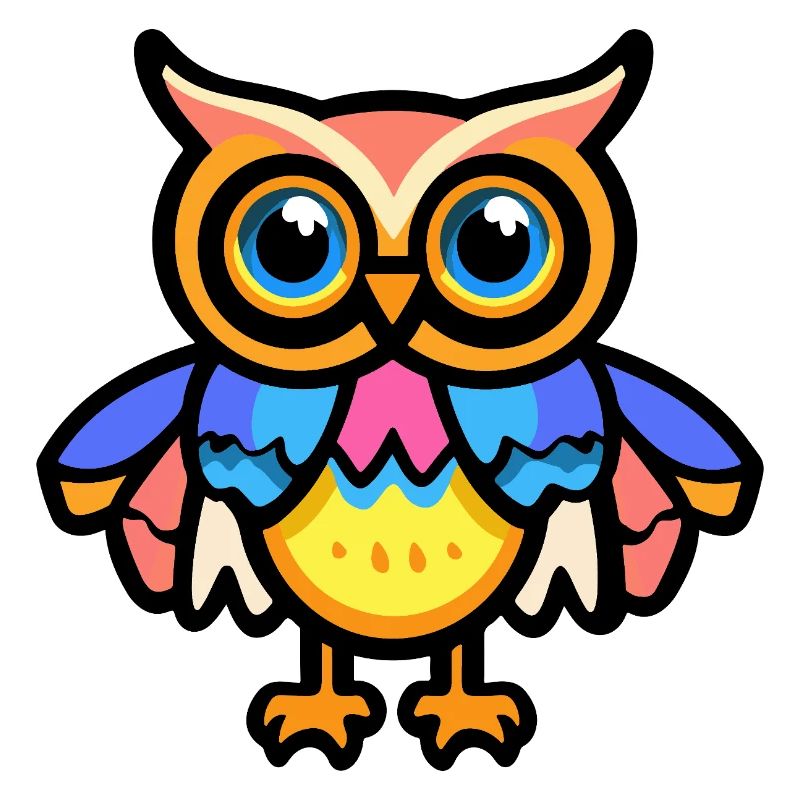 Owl Halloween Comic Funny