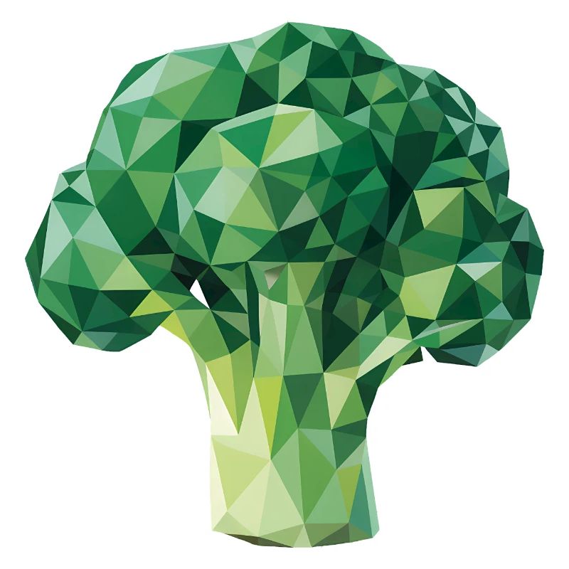 Brokkoli - Cool Vegetable Logo