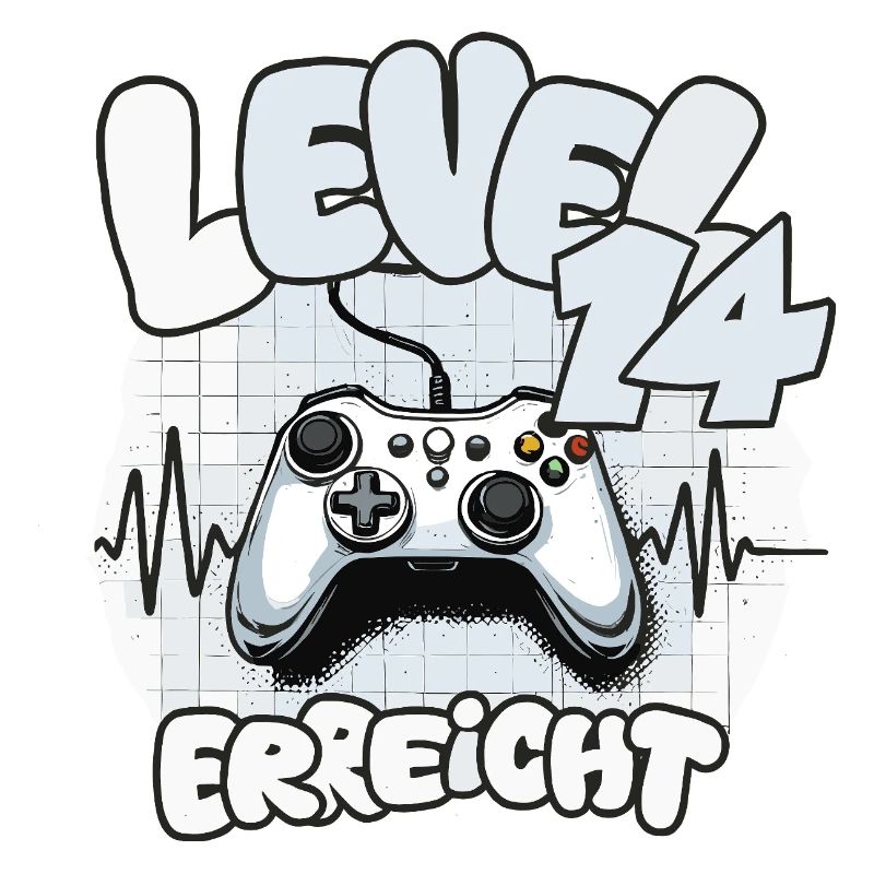Level 14 Reached Controller Joypad Heartbeat