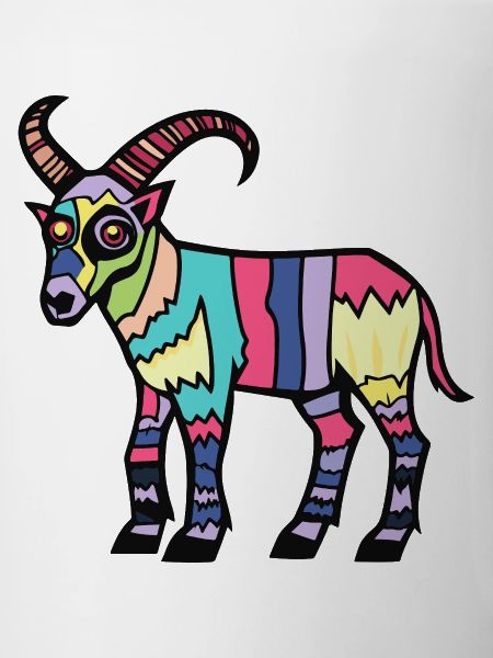 Mountain Goat Halloween Zombie