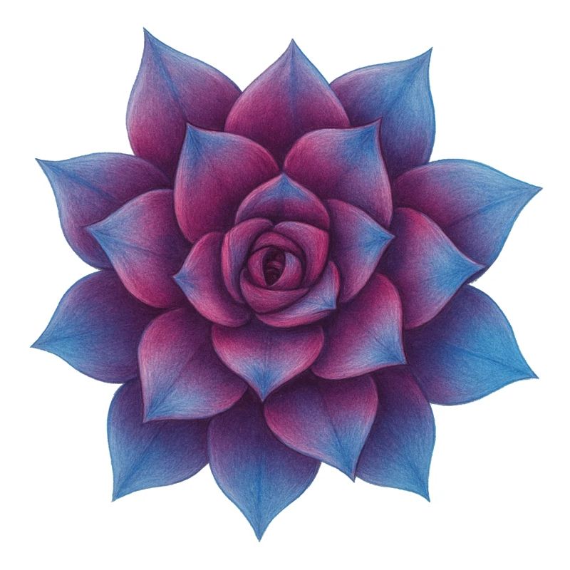 Azure Rosette Blossom