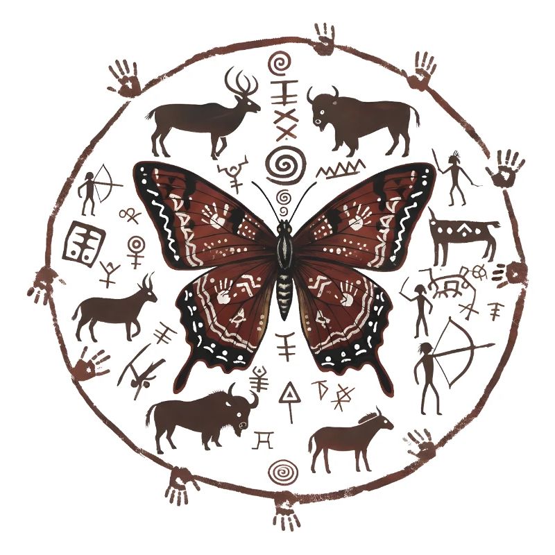 Rune Circle Butterfly