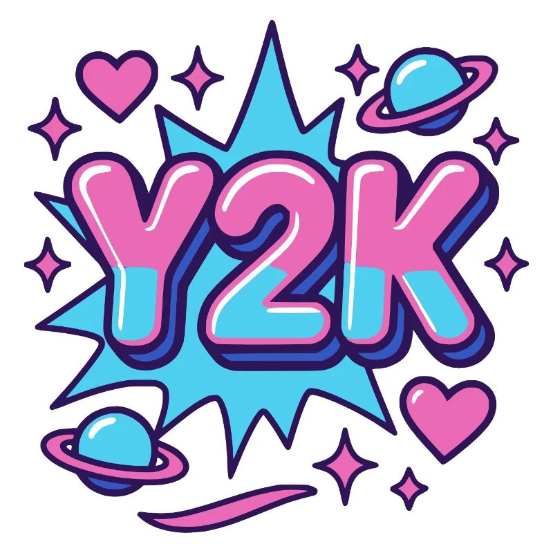 Design rétro Y2K