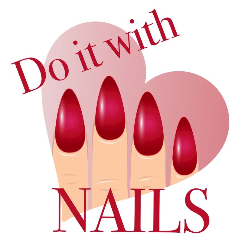 Do it with Nails – rotes Naildesign mit Herz