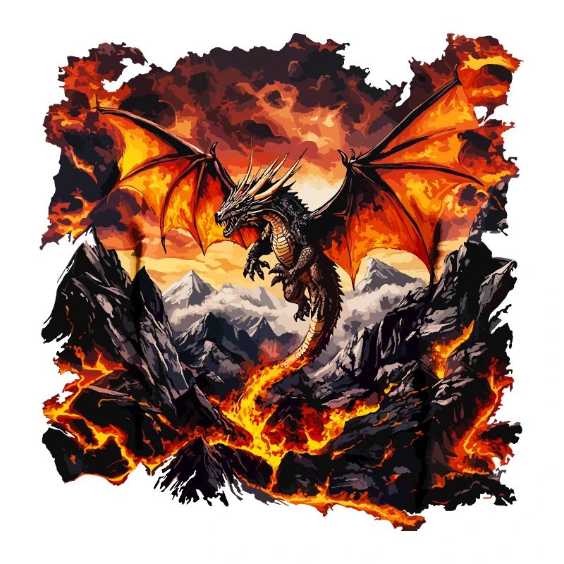 Dragon Fire Gothic Mysticism Mythology Creature