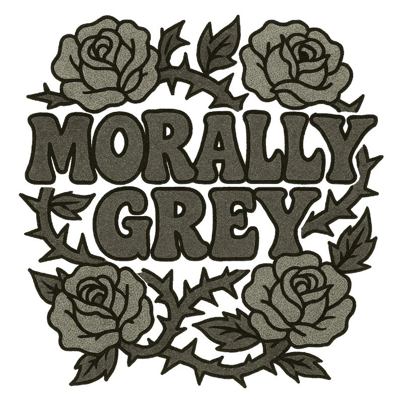 Morally Grey Roses Grunge