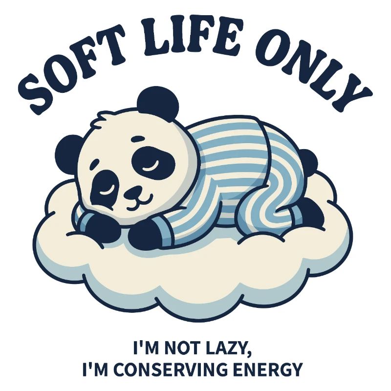 Panda sur le nuage – Mode de vie doux