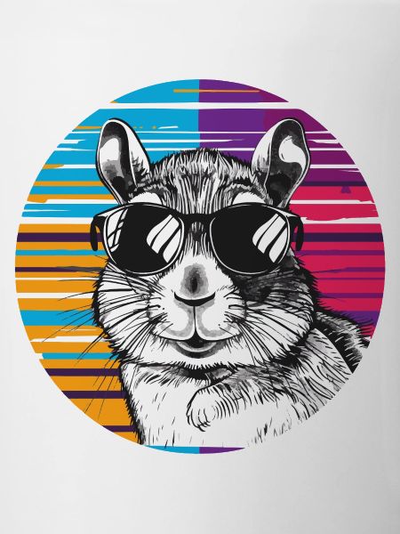Hamster with sunglasses