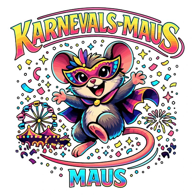Karnevalsmaus Fasching Kostüm Niedlich Geschenk