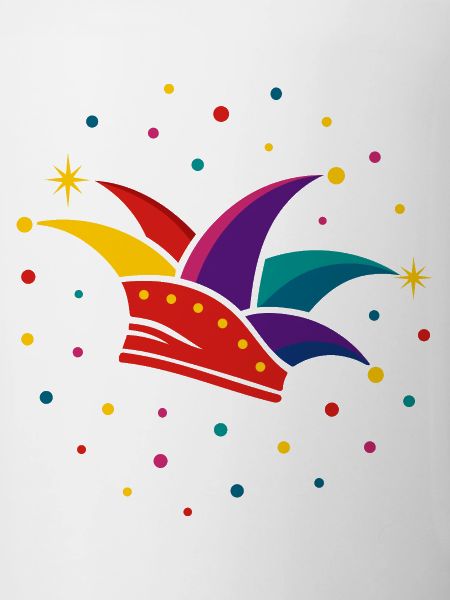 Fool's Cap with Confetti – Carnival & Carnival