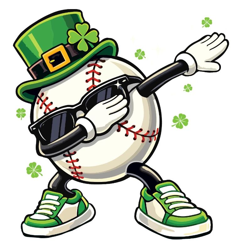 Baseball Leprechaun St Patrick’s