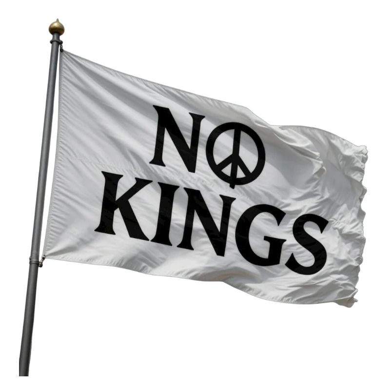 Symbole de paix du drapeau sans roi